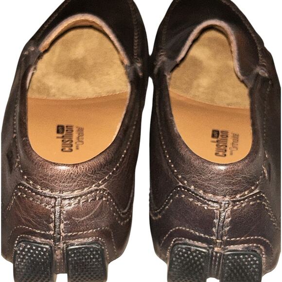 Clarks Ashmont Race Leather Smooth Brown Slip On Loafers Men’s 10 main image 9
